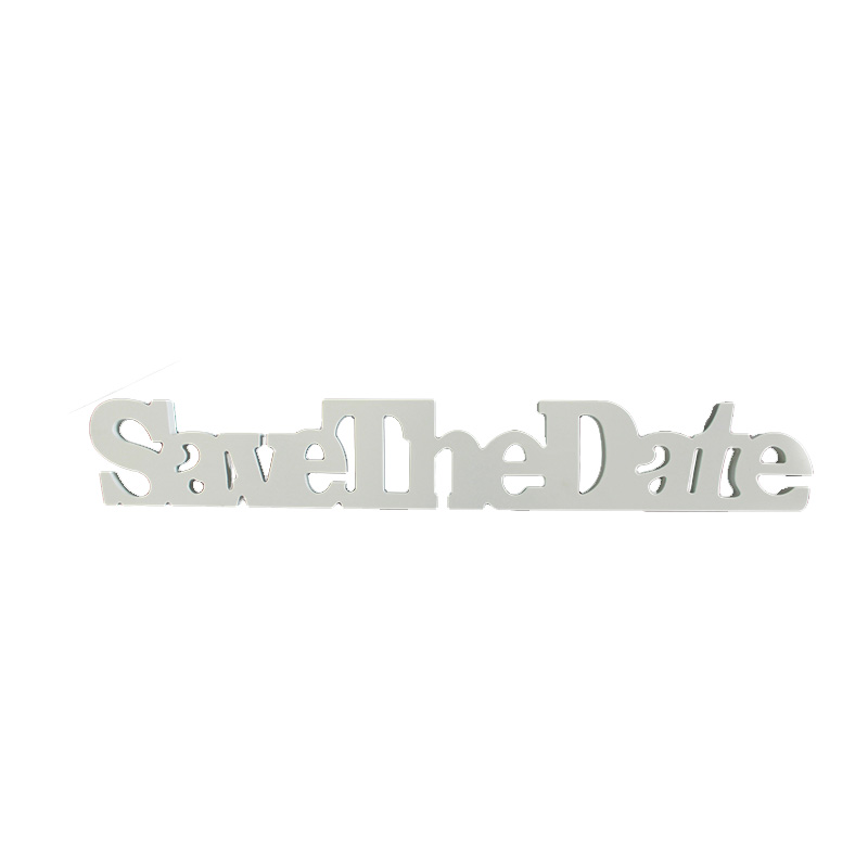 SAVE THE DATE MDF BRANCO