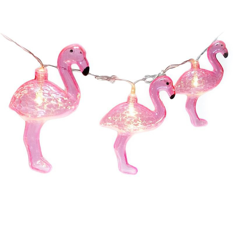 VARAL LED FLAMINGO NAO AC/PANHA PILHA
