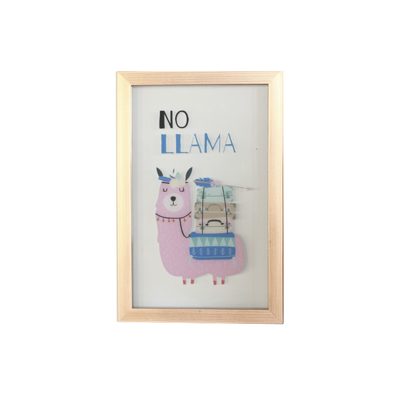 QUADRO DECORATIVO NO DRAMA LHAMA