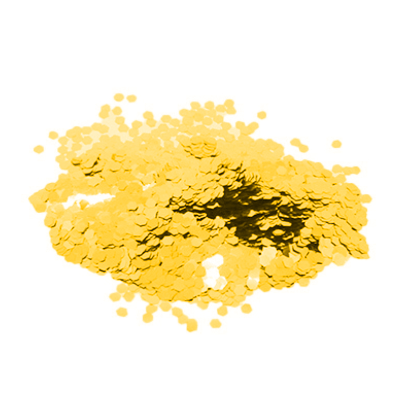 CONFETE P/ BALAO HEXAGONAL 3MM 15G DOURADO