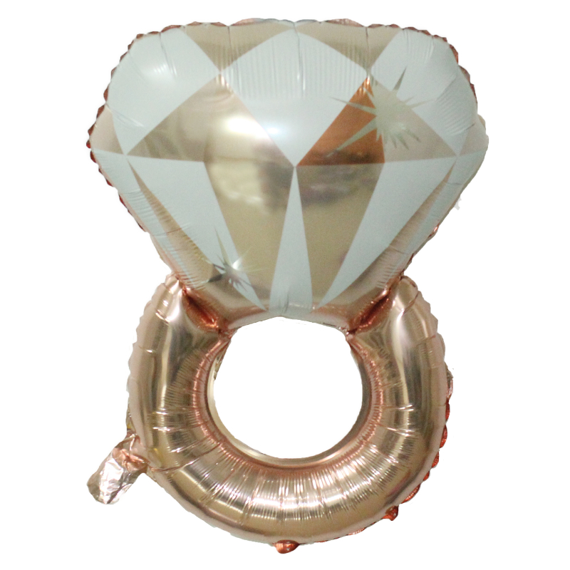 BALAO ANEL 40X79 CM ROSE GOLD
