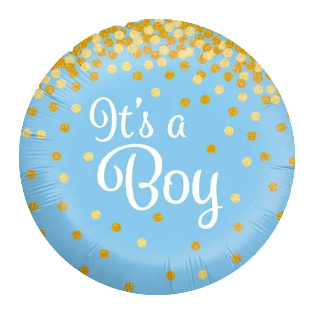 BALAO BOLA 18 POL ITS A BOY AZUL