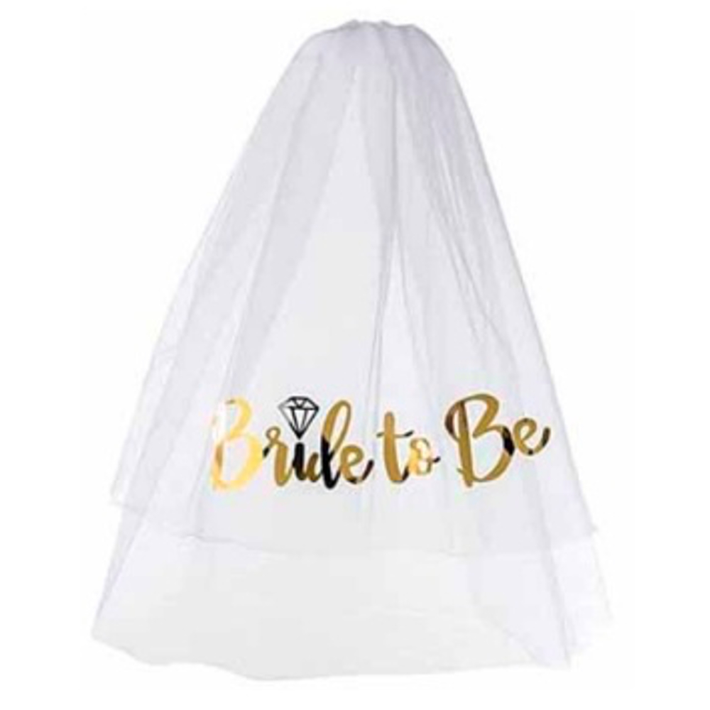 VEU DE NOIVA BRIDE TO BE 60 CM