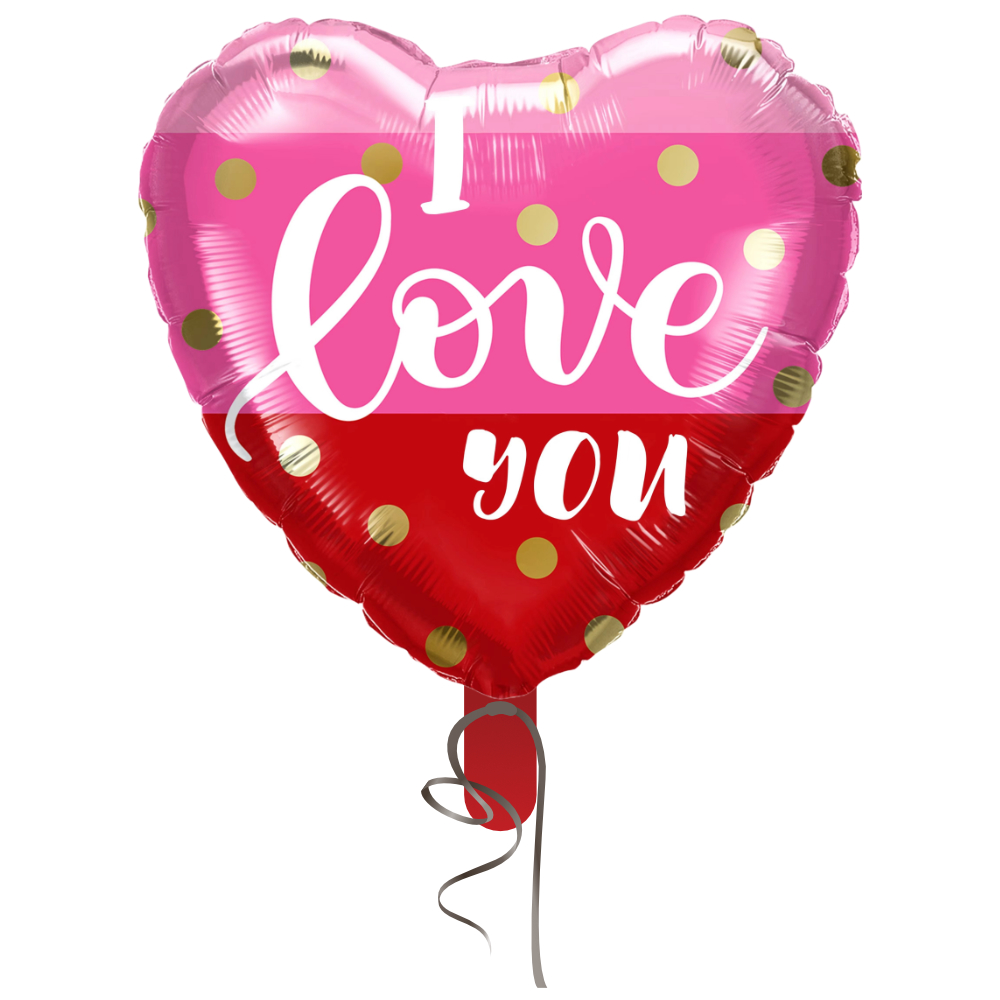 BALAO CORACAO 17 POL AMOR MOD 5 VERMELHO