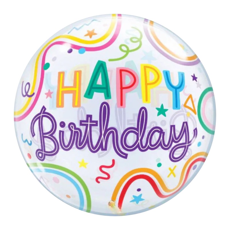 BALAO BOLA 18 POL HAPPY BIRTHDAY FUN