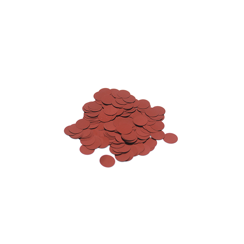 CONFETE METALIZADO REDONDO 10G VERMELHO
