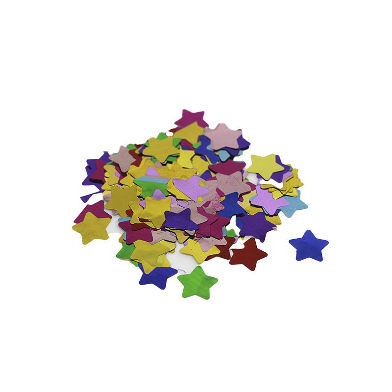 CONFETE METALIZADO ESTRELA 10G COLORIDO