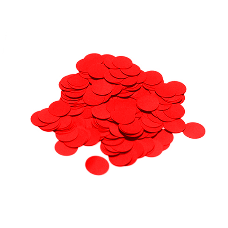 CONFETE METALIZADO REDONDO 15G VERMELHO