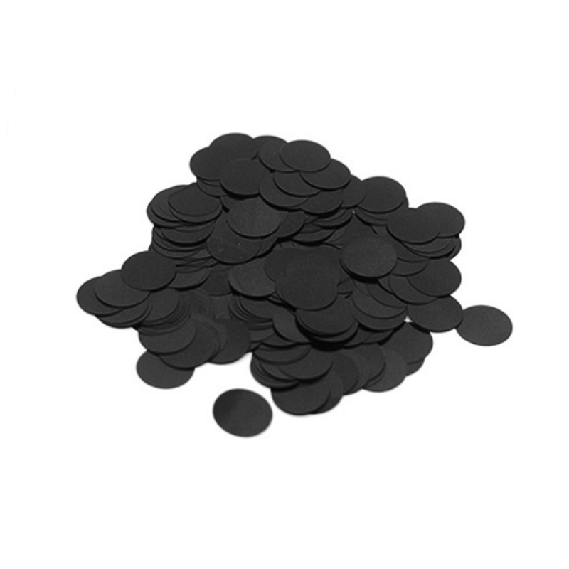 CONFETE METALIZADO REDONDO 15G PRETO