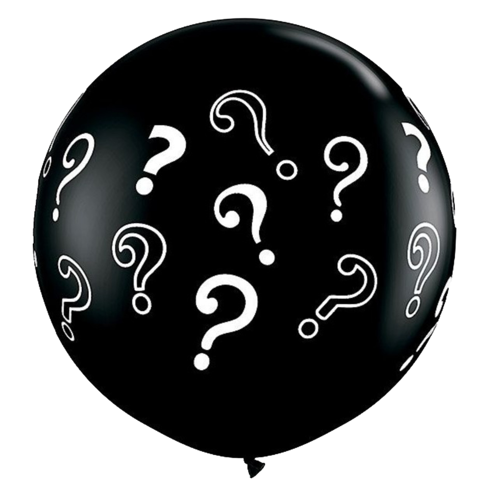 BALAO LATEX 250 POL CHA REVELACAO PRETO