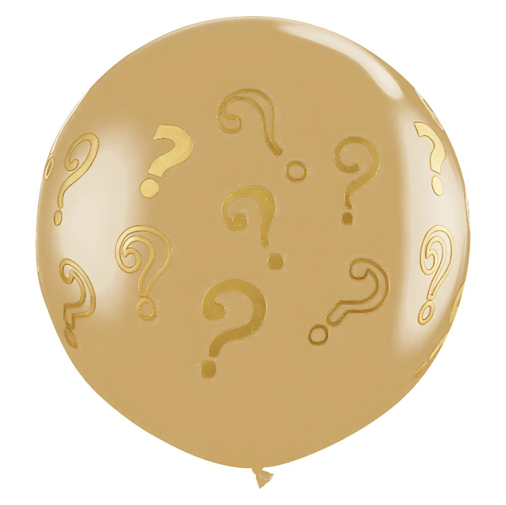 BALAO LATEX 250 POL CHA REVELACAO DOURADO